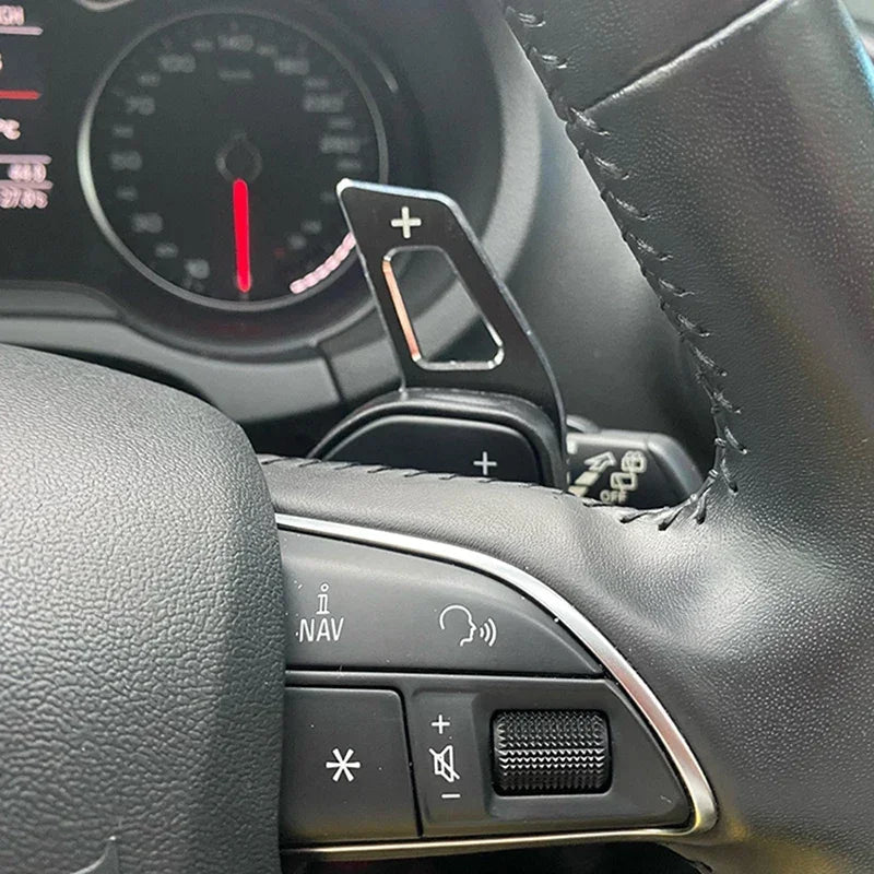 Steering Wheel Paddle Shifter for Audi A3 S3 8V A4 S4 A5 S5 B8.5 A6 S6 A7 S7 C7 Q5 Q7 2013 2014 2015 2016 Revix