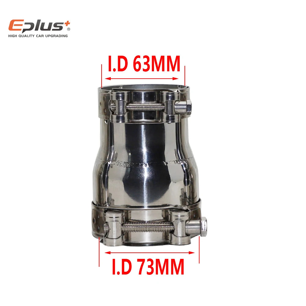 Universal Stainless Steel Exhaust Adapters Various izes (54mm–77mm)