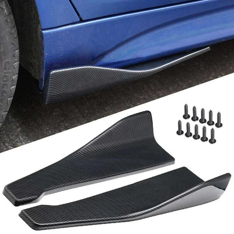Universal Car Front Rear Bumper Strip Lip Spoiler Diffuser Splitter Scratch Protector 48CM Length For Audi BMW HONDA Revix
