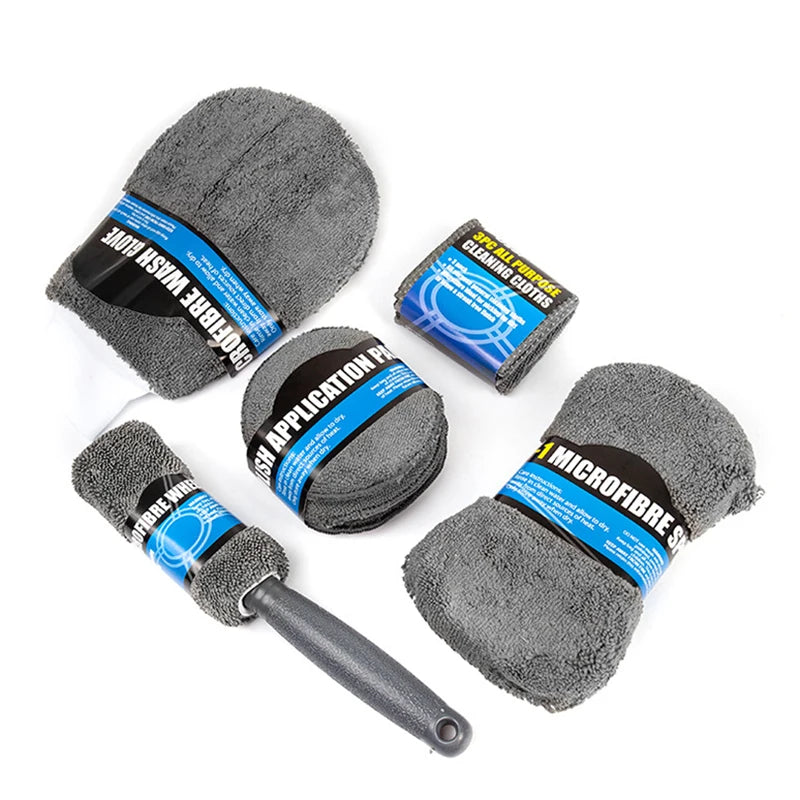 9pcs Set Car Wash Cleaning Revix