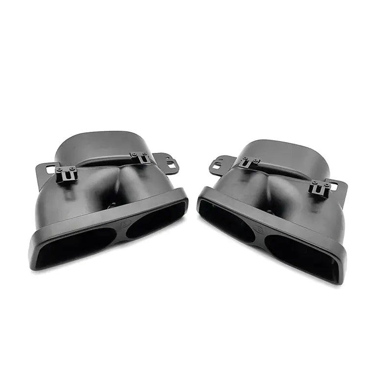 2X Exhausts Pipes For Benz Brabus AMG C63/S W204 S W205 W212 W213 W222 C205 15-18 Car Quad Exhaust Muffler Tips Tailpipe Revix