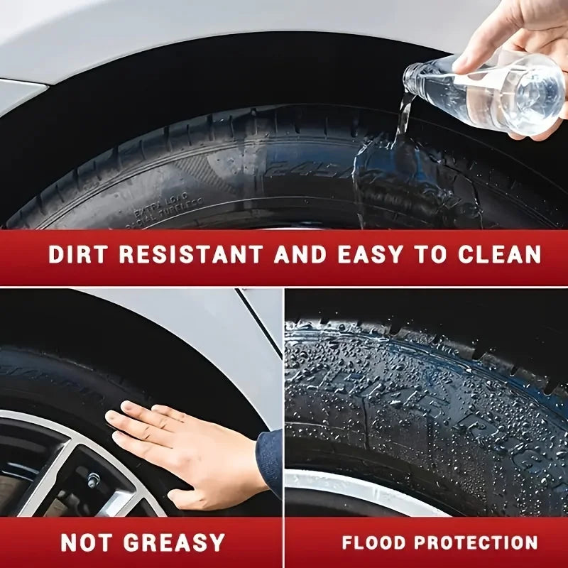 Car Tire & Panel Restoration Kit – Wax & Shine Revix