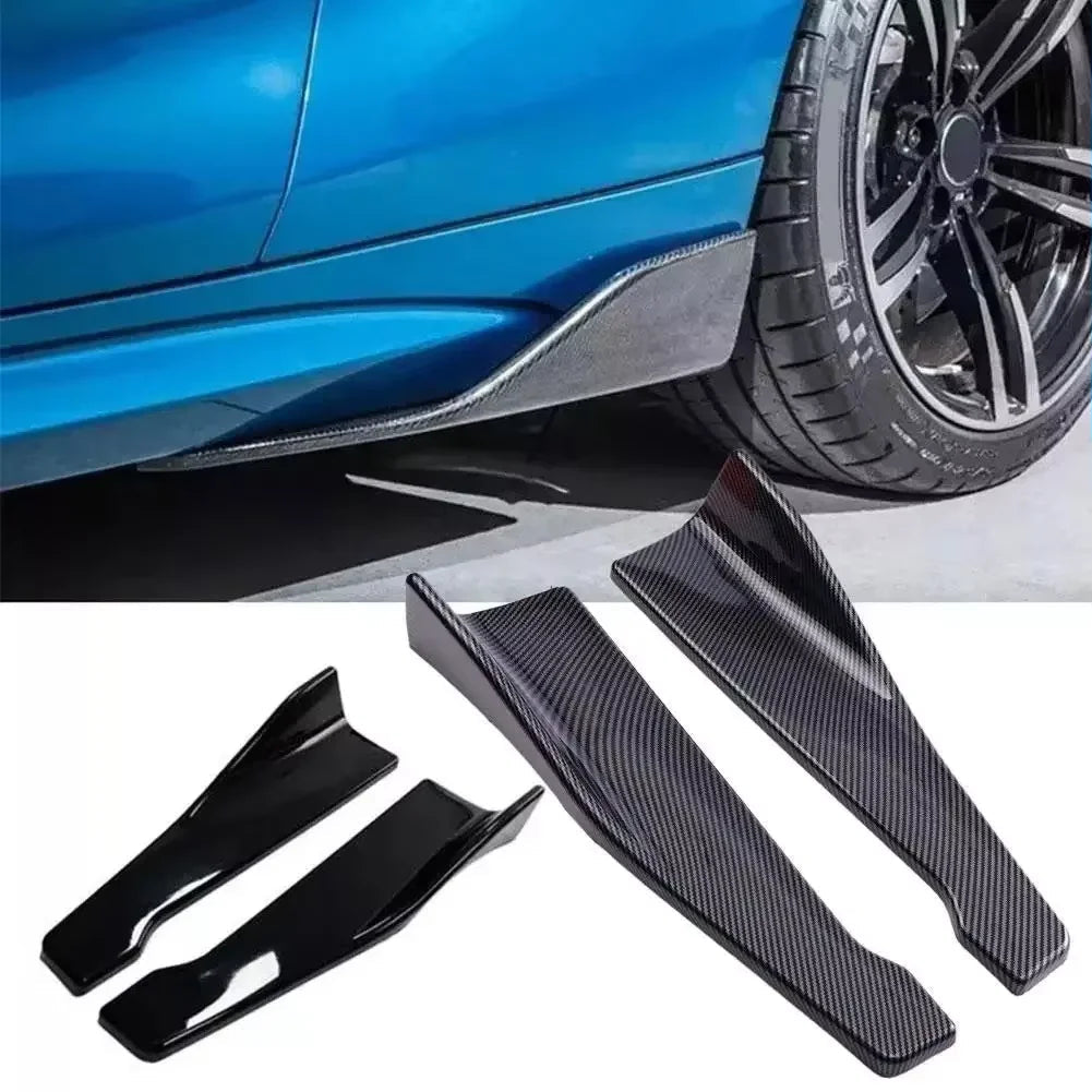Universal Car Front Rear Bumper Strip Lip Spoiler Diffuser Splitter Scratch Protector 48CM Length For Audi BMW HONDA Revix