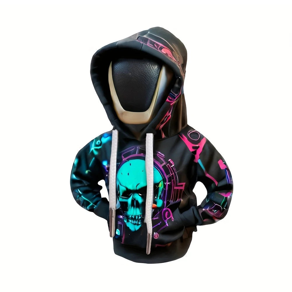 Skull Gear Shift Hoodie – Car Interior Cover Revix