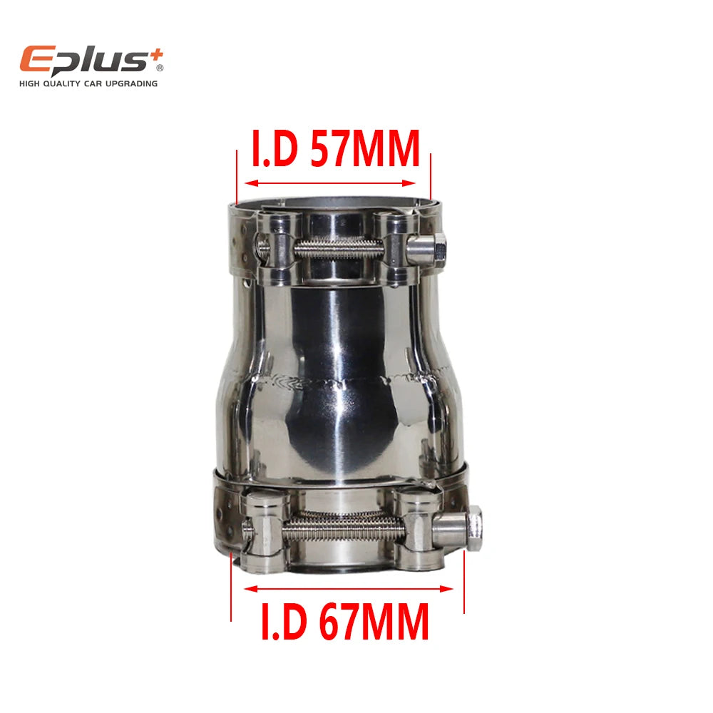 Universal Stainless Steel Exhaust Adapters Various izes (54mm–77mm)