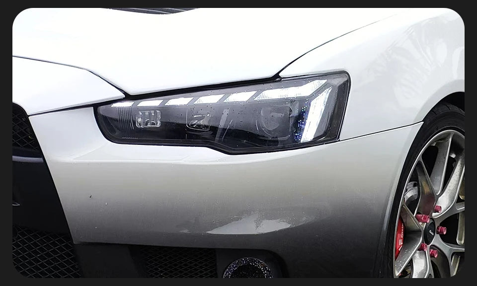 Mitsubishi Lancer LED Tuning Headlights with DRL (2008–2018)
