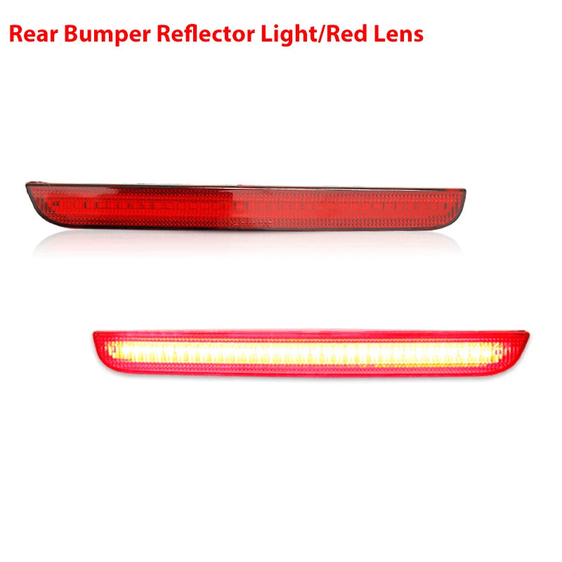 For Dodge Challenger 2015-2022 Clear & Smoked Lens LED Side Marker Lamp Amber Front Red Rear Side Fender Reflector Lights Revix