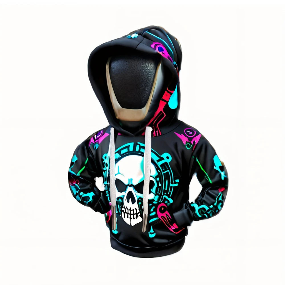 Skull Gear Shift Hoodie – Car Interior Cover Revix