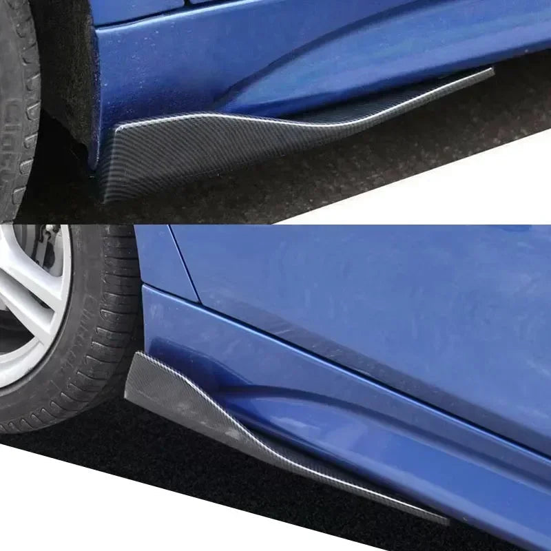 Universal Car Front Rear Bumper Strip Lip Spoiler Diffuser Splitter Scratch Protector 48CM Length For Audi BMW HONDA Revix