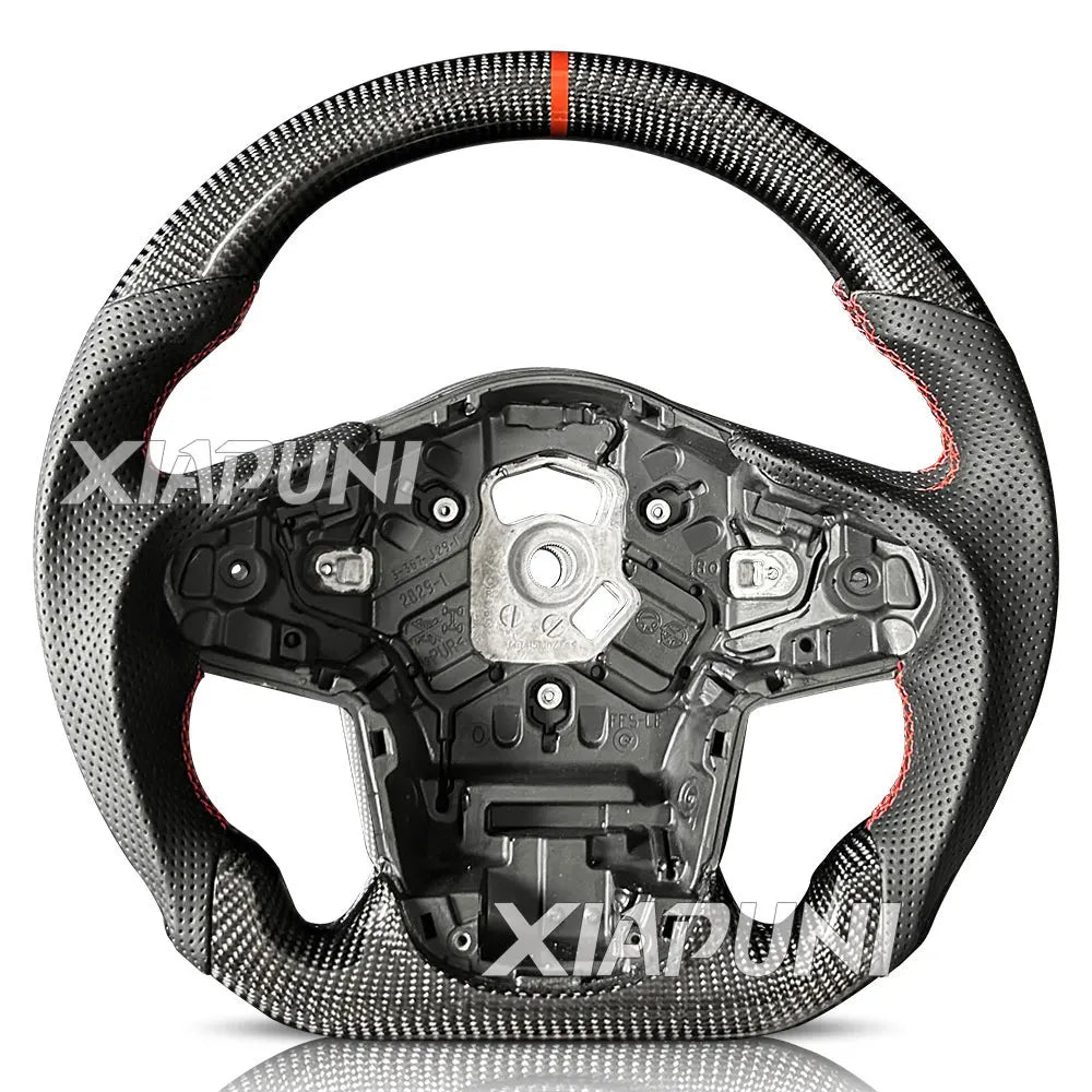 Customized LED RPM Steering Wheel For Toyota Supra A90 A91 2019-2024 Model Carbon Fiber Racing Wheel Revix