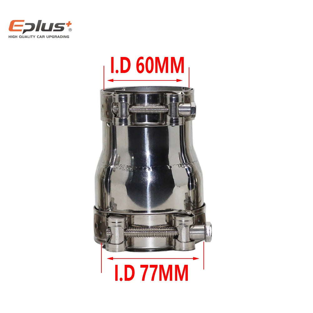 Universal Stainless Steel Exhaust Adapters Various izes (54mm–77mm)