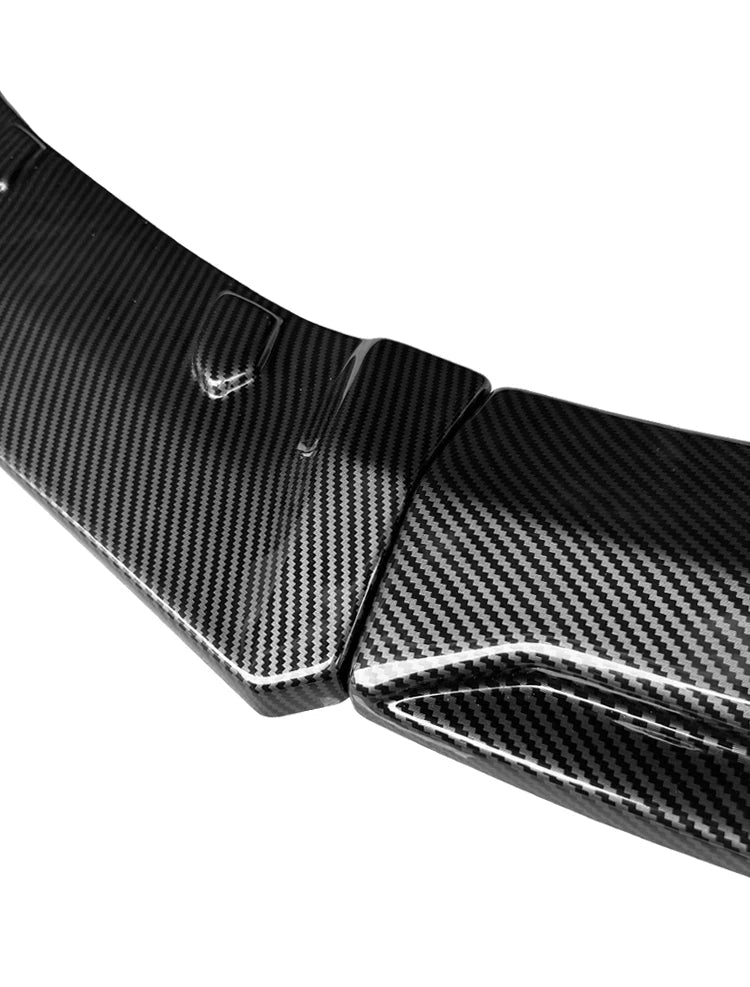 High Quality Car Front Bumper Lip Body Kit Chin Spoiler Diffuser Guard Accessories Carbon Fiber Look ABS For Lexus GS 2016-2020 Revix