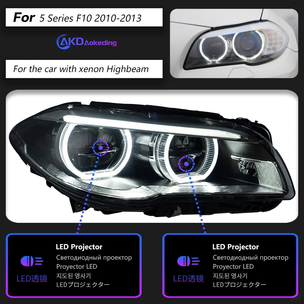 BMW F10/F18 LED Projector Headlights