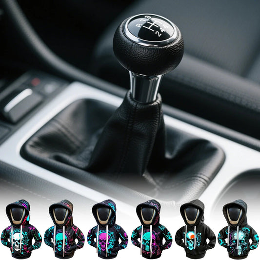 Skull Gear Shift Hoodie – Car Interior Cover Revix