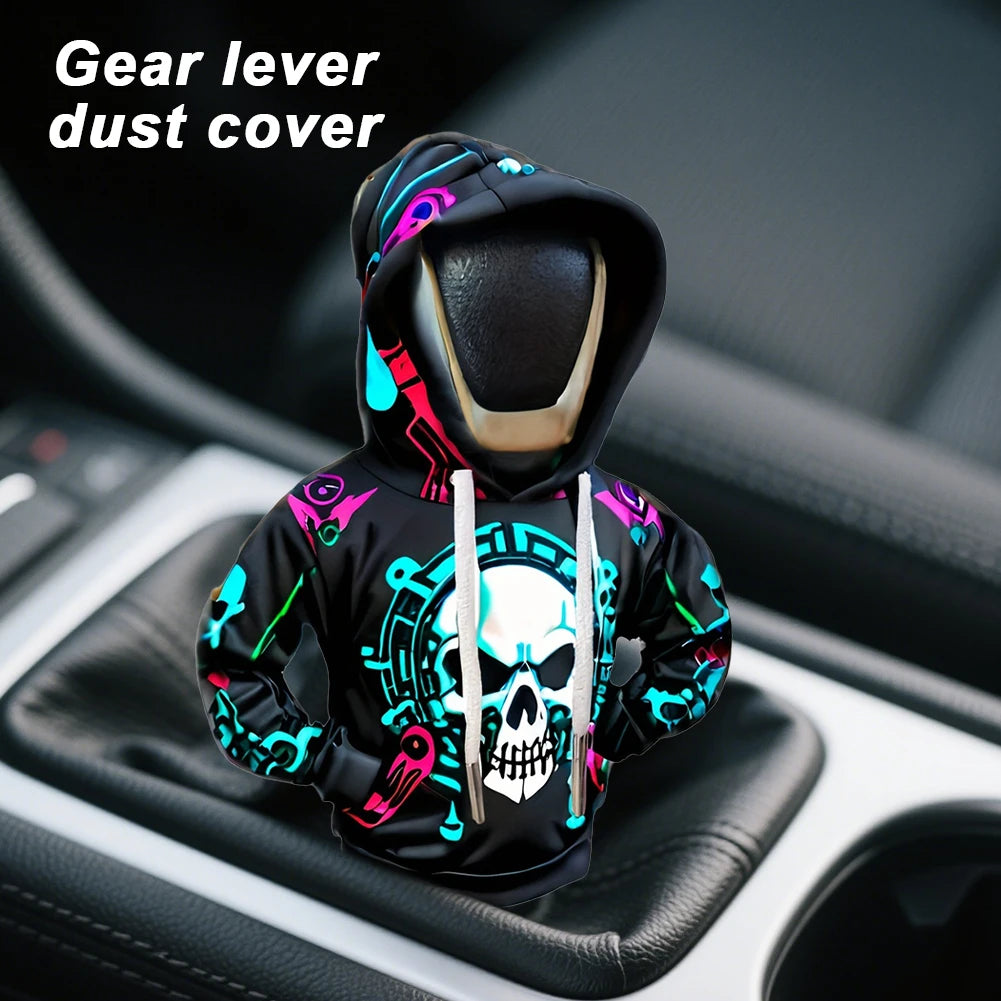 Skull Gear Shift Hoodie – Car Interior Cover Revix