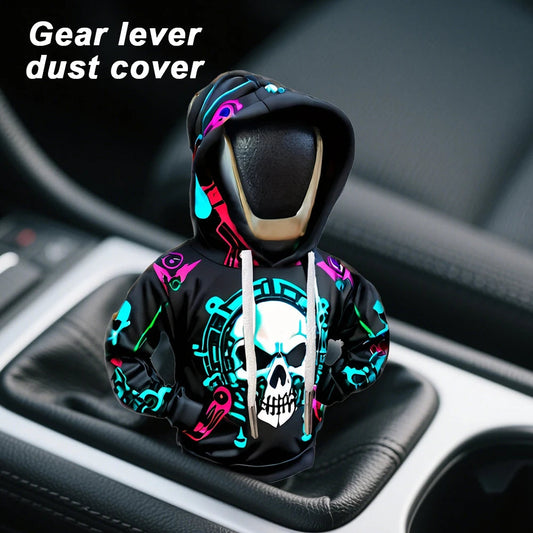 Skull Gear Shift Hoodie – Car Interior Cover Revix