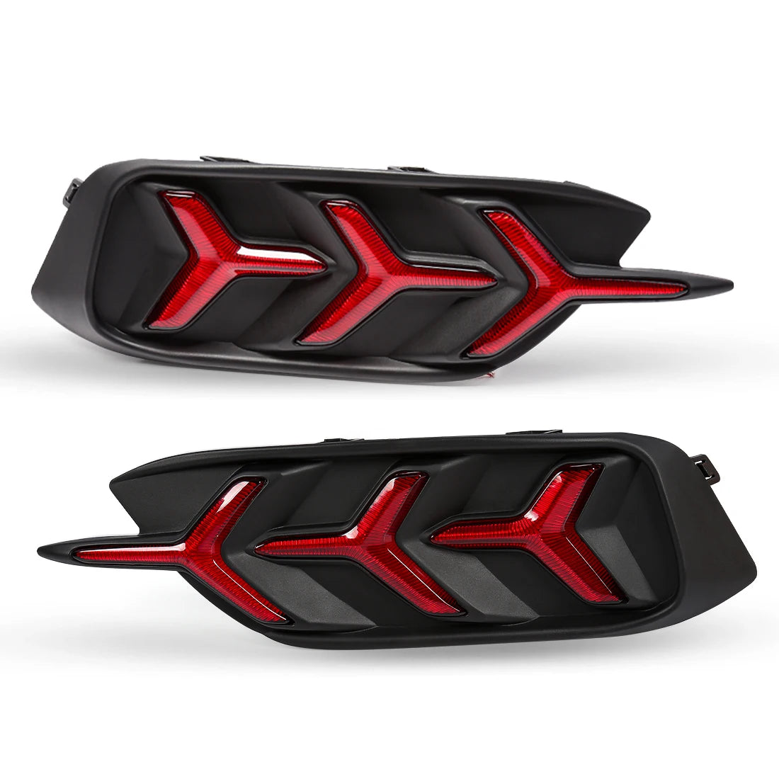 For Honda Civic 2016 2017 2018 2019 2020 LED Rear Bumper Reflector Light Brake Running Dynamic Turn Signal Car Accessories 12V Revix