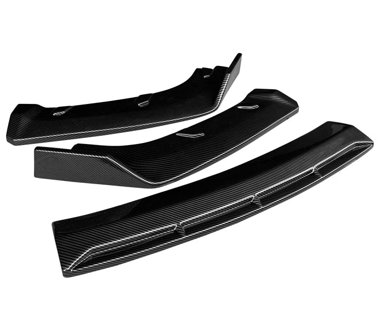 High Quality Car Front Bumper Lip Body Kit Chin Spoiler Diffuser Guard Accessories Carbon Fiber Look ABS For Lexus GS 2016-2020 Revix