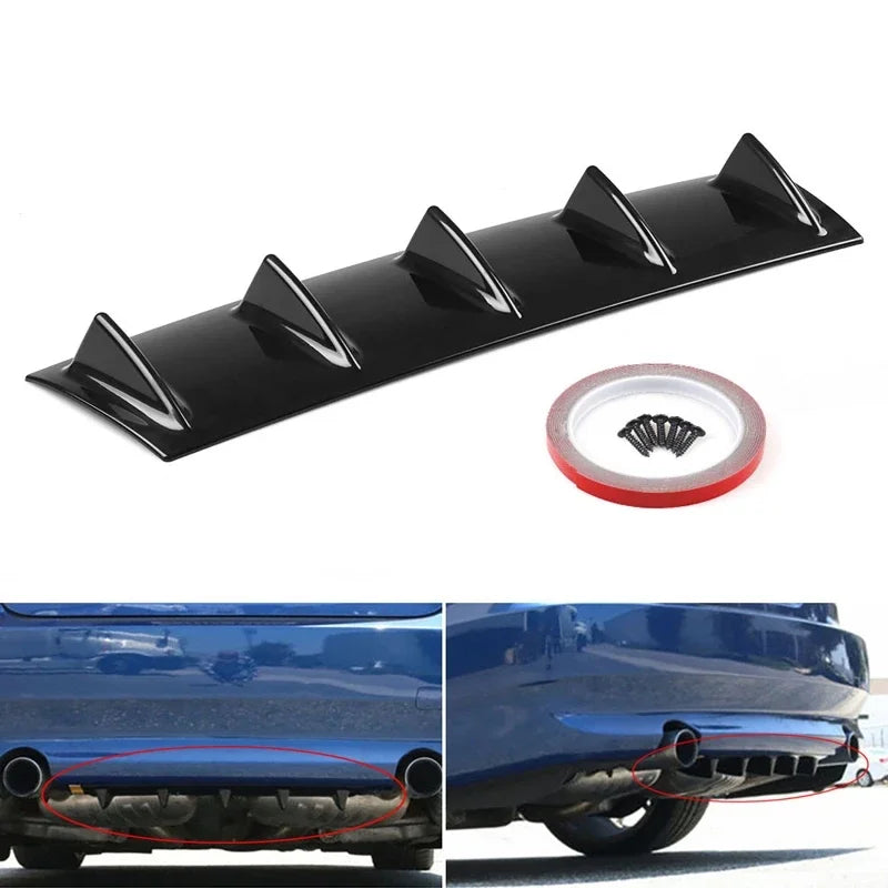 Car Universal Rear Bumper Lip Diffuser Spoiler Revix