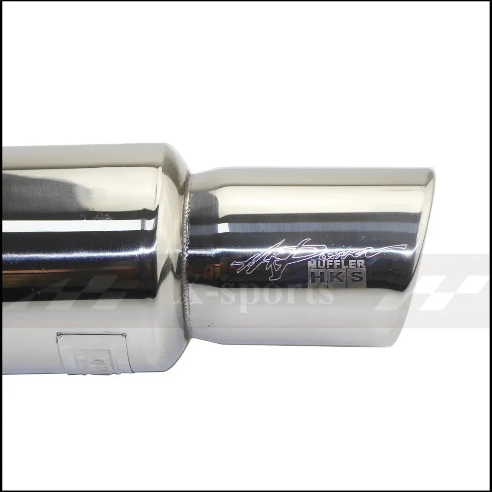 Car Motorbike Exhaust System Exhaust Pipe Muffler Tip Universal Stainless Steel ID 51MM 57MM 63MM Outlet 89mm Silencer Tail Pipe Revix
