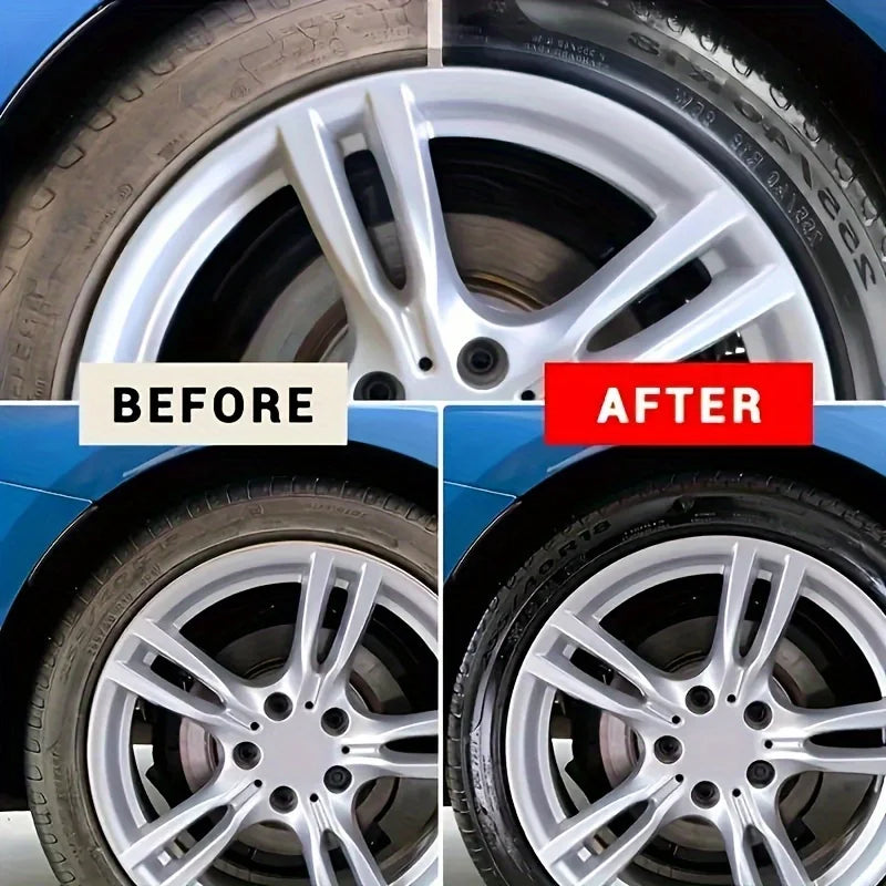Car Tire & Panel Restoration Kit – Wax & Shine Revix