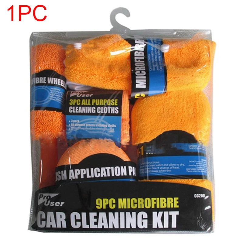 9pcs Set Car Wash Cleaning Revix