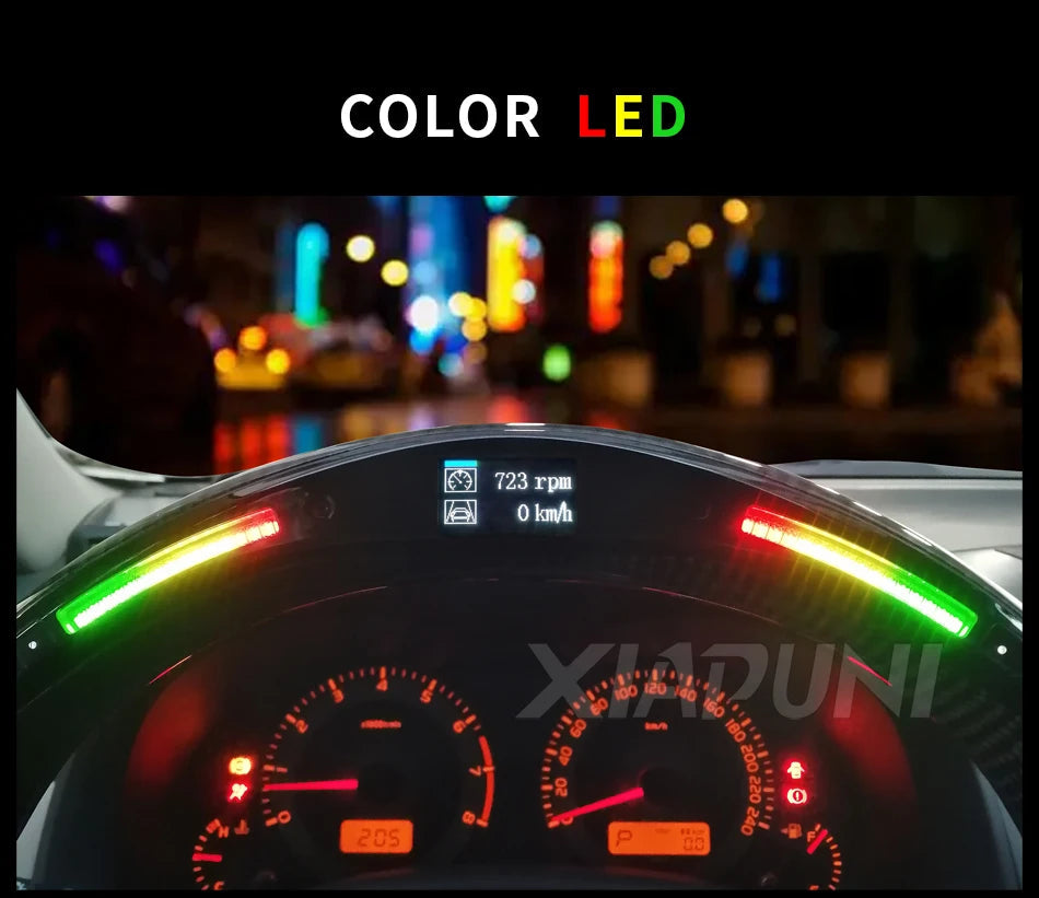 Customized LED RPM Steering Wheel For Toyota Supra A90 A91 2019-2024 Model Carbon Fiber Racing Wheel Revix