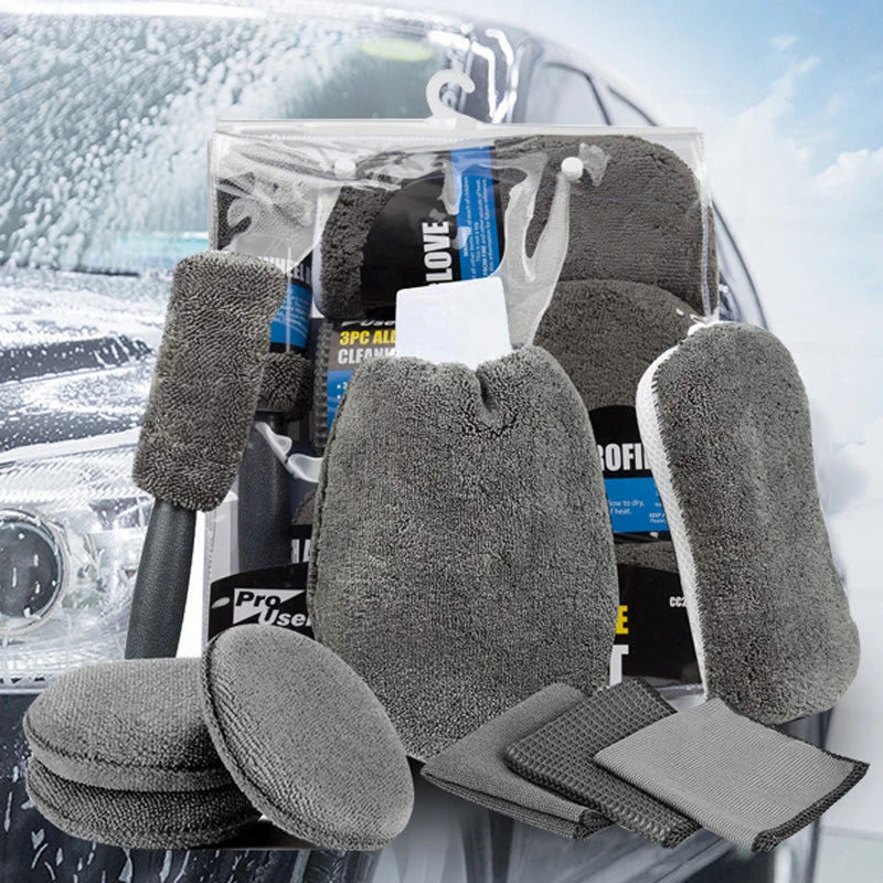 9pcs Set Car Wash Cleaning Revix