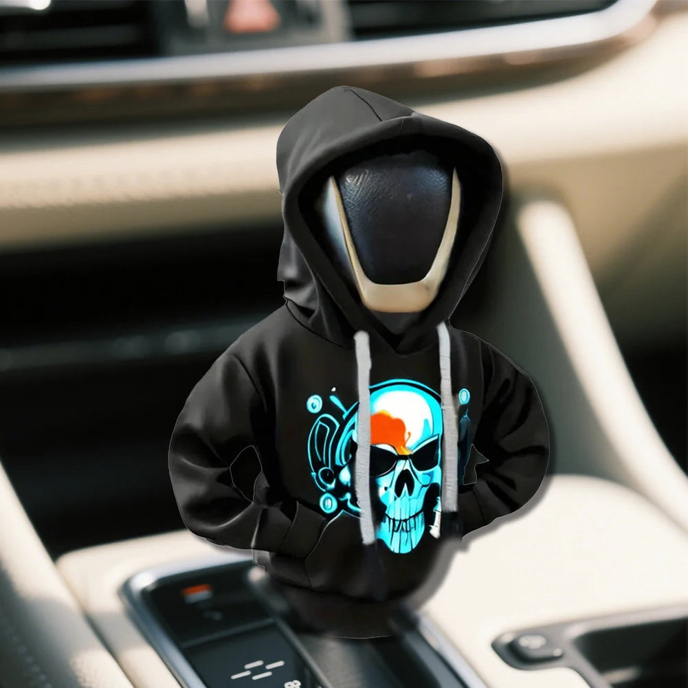 Skull Gear Shift Hoodie – Car Interior Cover Revix