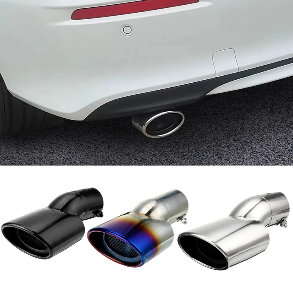 1Pcs Car Exhaust Tip for Honda Civic 10th Gen 4dr Sedan 2016 2017 Exterior Accessories Rear Exhaust Muffler Tip End Pipe Revix