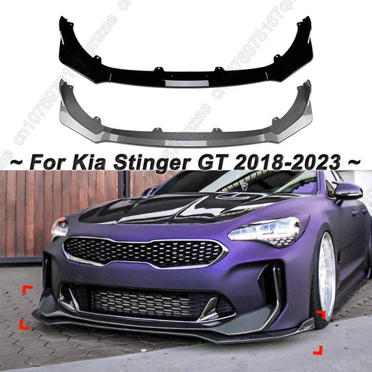 Front Bumper Diffuser For Kia Stinger GT 2018-2023 Revix