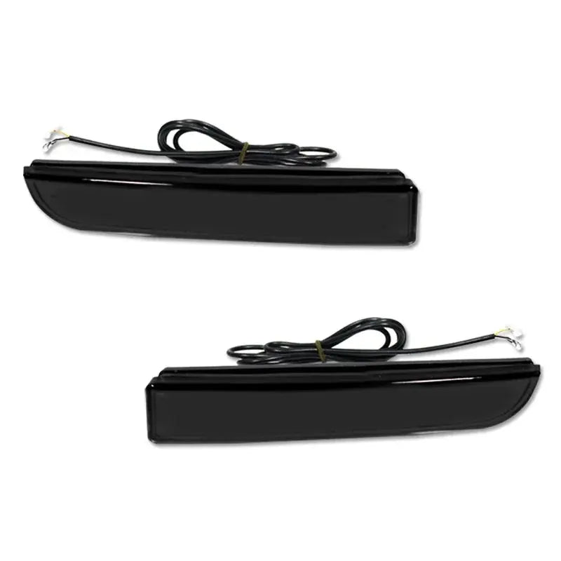 LED Bumper Reflector Lights For Mitsubishi Lancer Evo Evolution ASX Outlander Sport RVR Dynamic Turn Signal Rear Tail Brake Lamp Revix