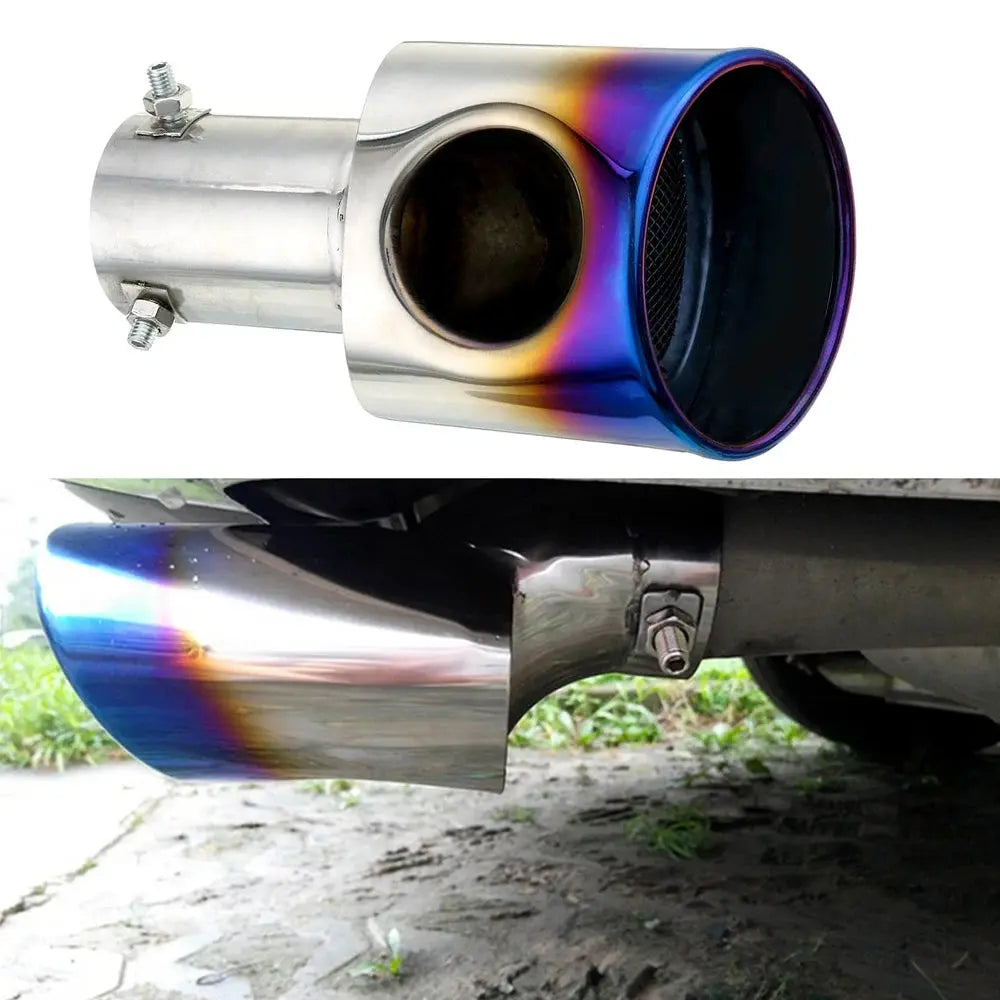 1Pcs Car Exhaust Tip for Honda Civic 10th Gen 4dr Sedan 2016 2017 Exterior Accessories Rear Exhaust Muffler Tip End Pipe Revix
