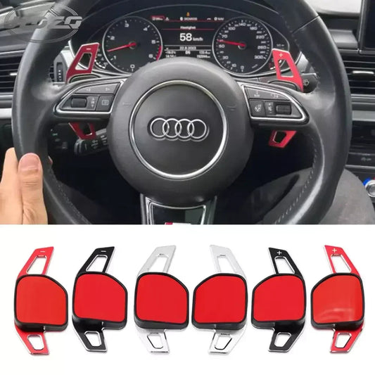 Steering Wheel Paddle Shifter for Audi A3 S3 8V A4 S4 A5 S5 B8.5 A6 S6 A7 S7 C7 Q5 Q7 2013 2014 2015 2016 Revix