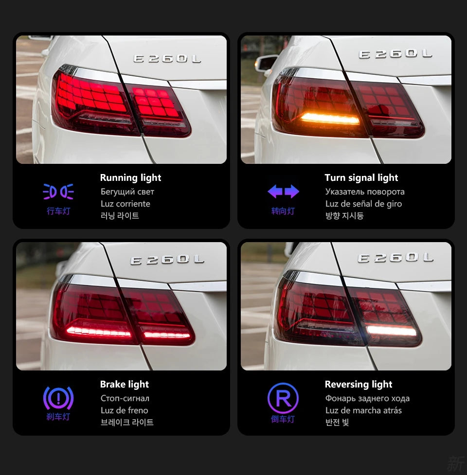 Mercedes E-Class W212 LED Tail Light Upgrade