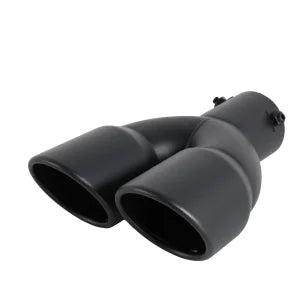 Universal 63mm Car Muffler Exhaust Tip Tail Pipe Stainless Steel Car Rear Tail Throat Car Accessories Revix