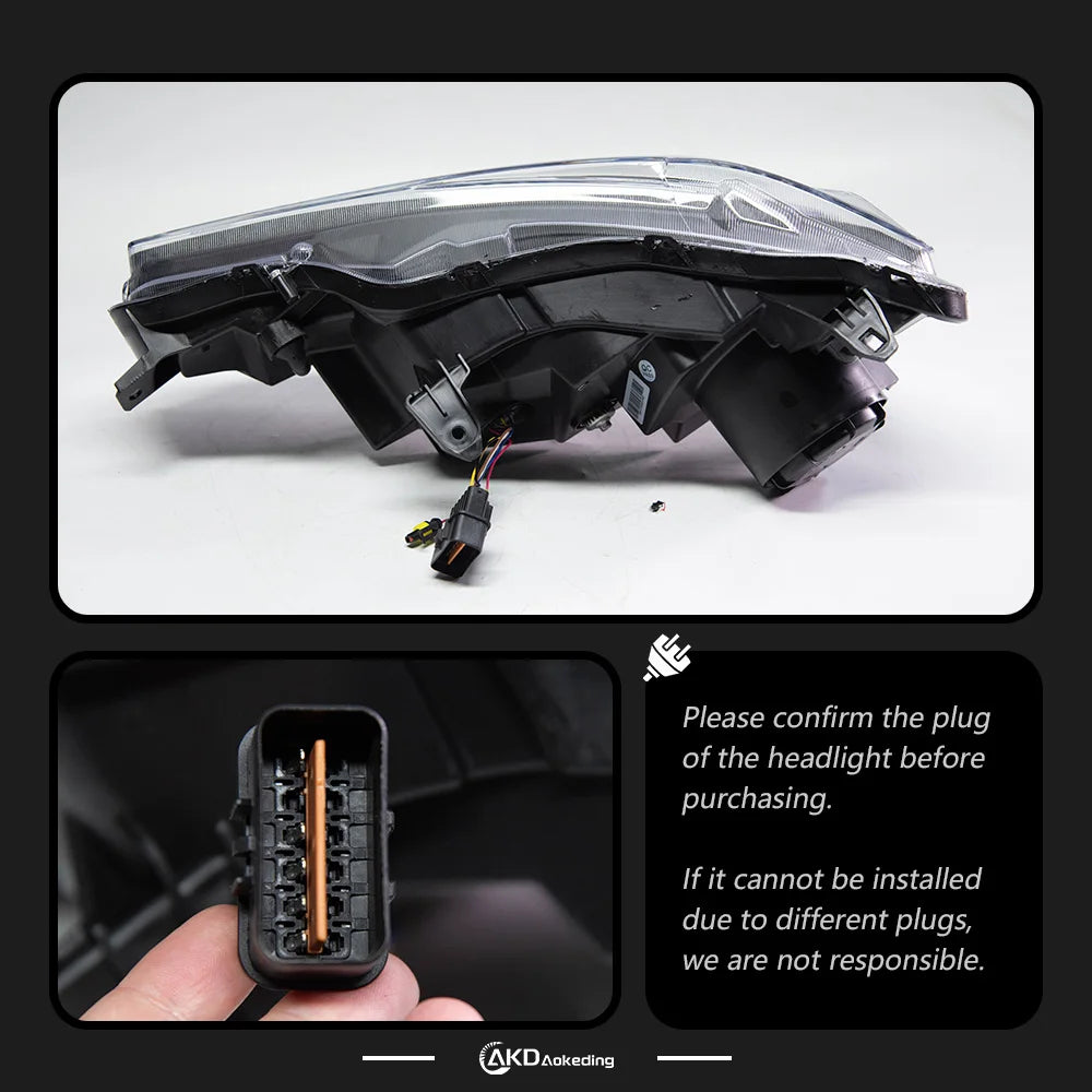 Mitsubishi Lancer LED Tuning Headlights with DRL (2008–2018)