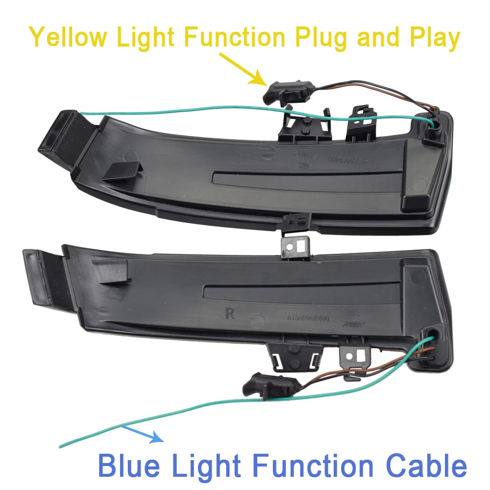 1 Pair Dynamic Turn LED Signals For Mercedes Benz W204 CLA A B C E S GLA GLK CLS Class W176 W212 Revix