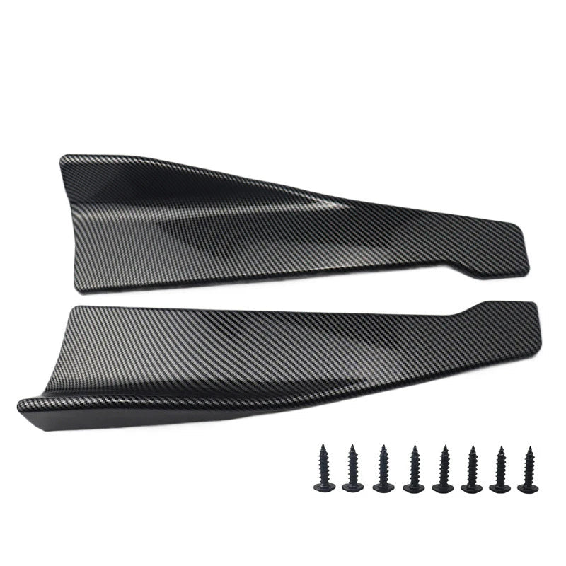 Universal Car Front Rear Bumper Strip Lip Spoiler Diffuser Splitter Scratch Protector 48CM Length For Audi BMW HONDA Revix