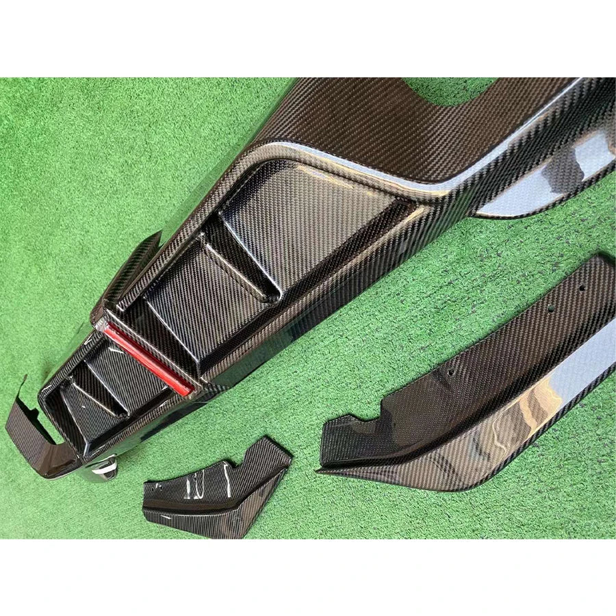 For BMW X3 G01 2019+ Carbon Fiber Diffuser Back lip Car Rear Bumper Diffuser Revix