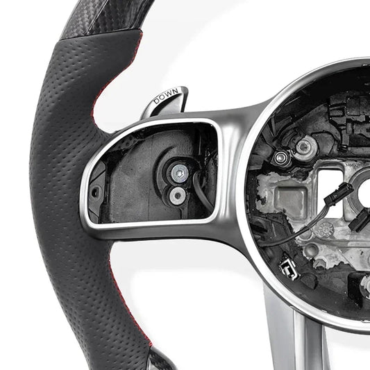 Luxury LED Carbon Fiber Steering Wheel Fits AMG & Multiple Models Revix
