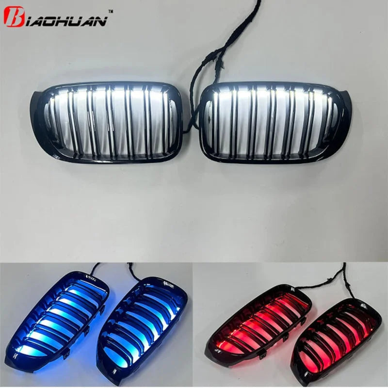 High Quality ABS Car Styling Front Kidney Grille LED Light grille BMW F30 F31 F35 2012-2018 320i 325i 328i Auto Parts Revix