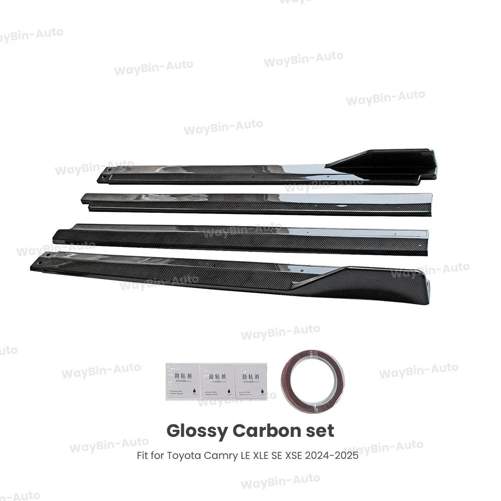 For Toyota Camry LE XLE SE XSE 2024-2025 Front Bumper Lip Rear Diffuser Side Spillter Spoiler Camry 2023 2024 Body Tuning Revix