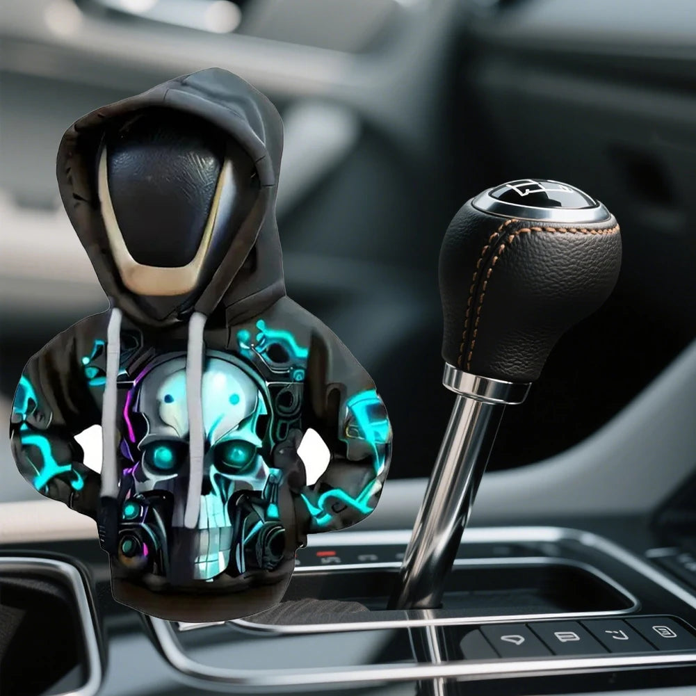 Skull Gear Shift Hoodie – Car Interior Cover Revix