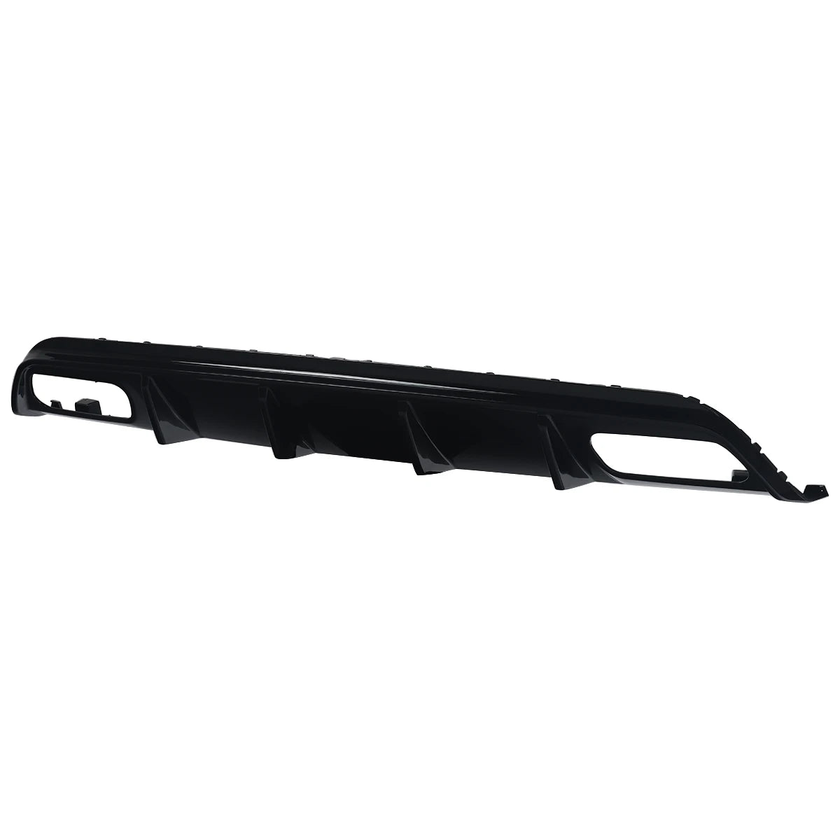 For Mercedes Benz W176 Bumper Diffuser with Exhaust Tips 2012-2018 A45 AMG A160/180/200/220/250 Hatchback Rear Revix