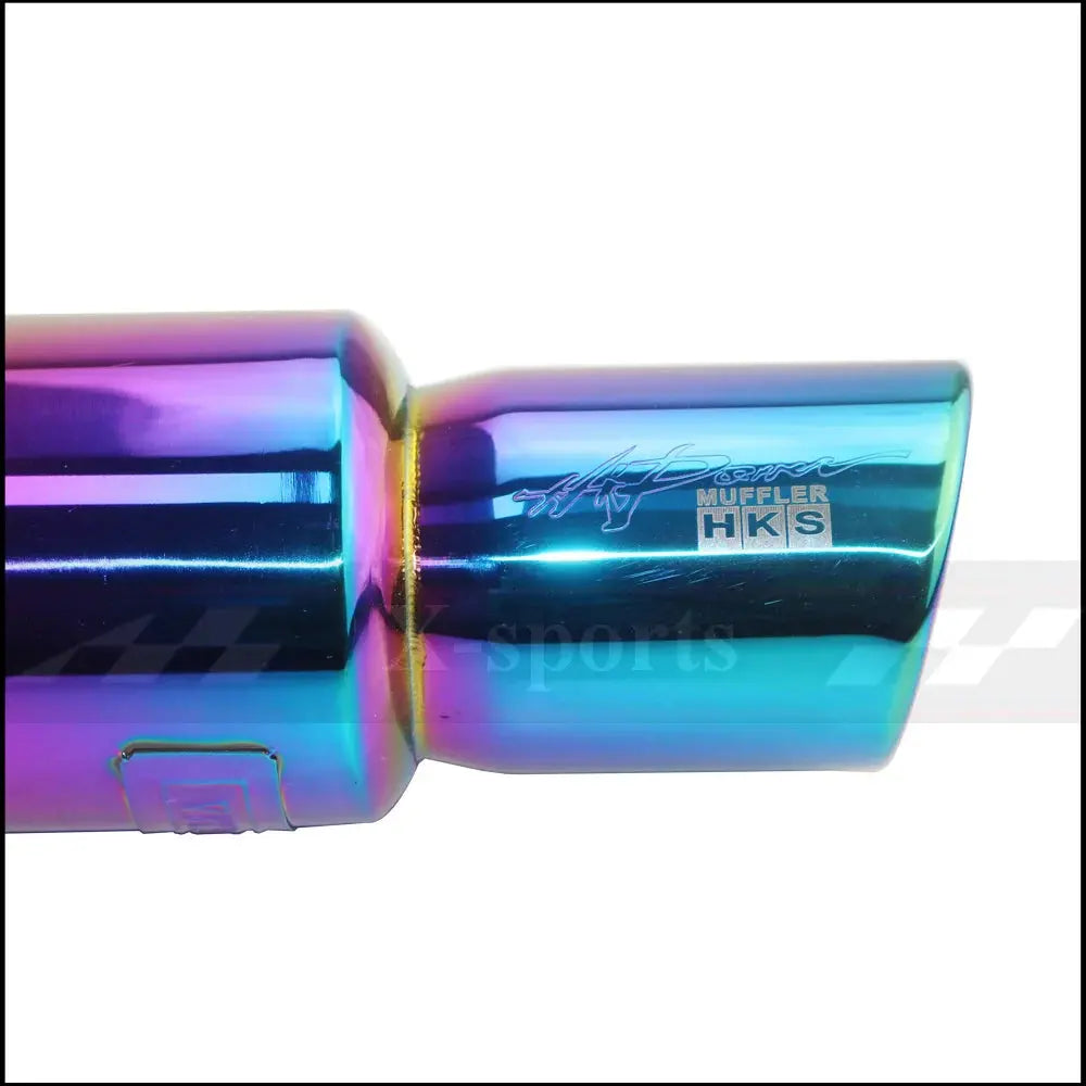 Car Motorbike Exhaust System Exhaust Pipe Muffler Tip Universal Stainless Steel ID 51MM 57MM 63MM Outlet 89mm Silencer Tail Pipe Revix