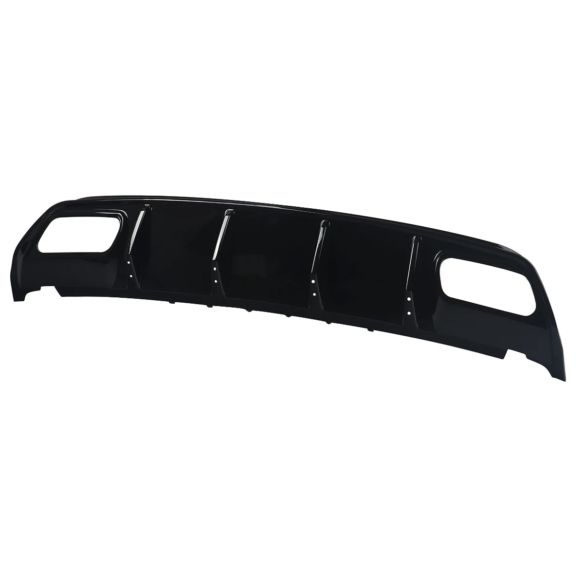For Mercedes Benz W176 Bumper Diffuser with Exhaust Tips 2012-2018 A45 AMG A160/180/200/220/250 Hatchback Rear Revix