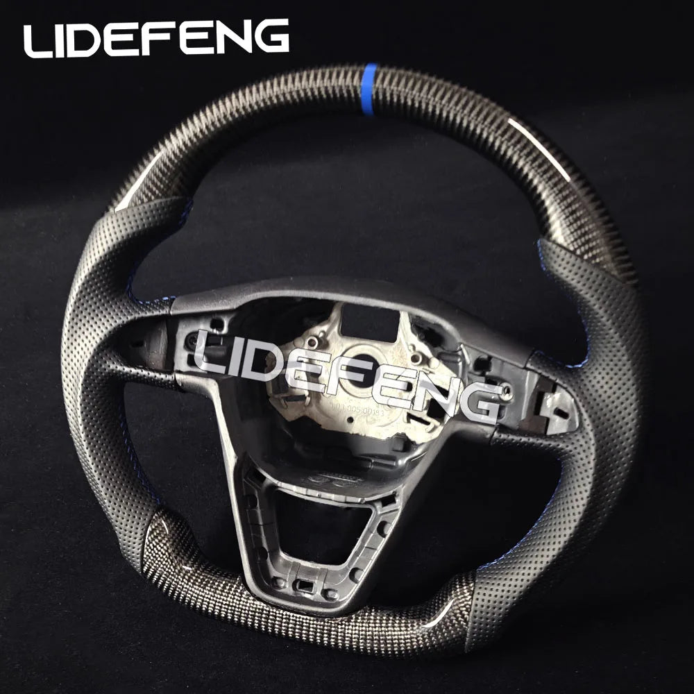 LED RPM Steering Wheel Fit For Seat Leon FR Cupra 5F Ibiza 6F Arona Ateca Leon ST Alhambra 2014~2019 Customized Steering Wheel Revix