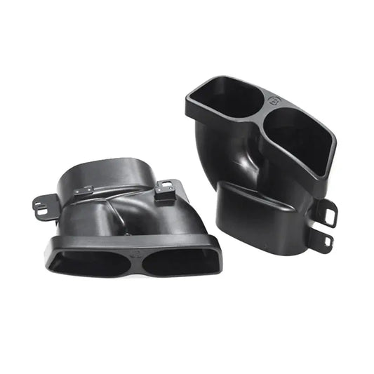 2X Exhausts Pipes For Benz Brabus AMG C63/S W204 S W205 W212 W213 W222 C205 15-18 Car Quad Exhaust Muffler Tips Tailpipe Revix