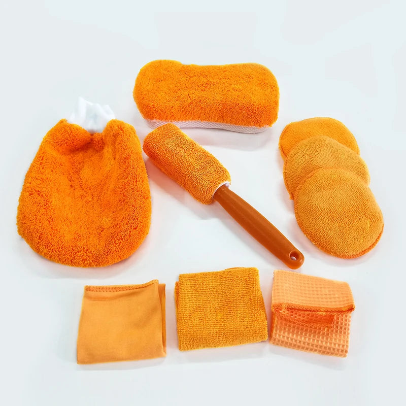 9pcs Set Car Wash Cleaning Revix